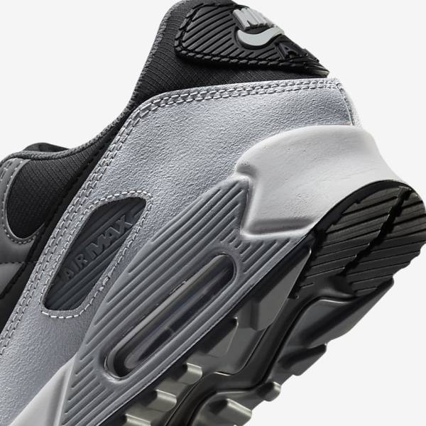 Nike Air Max 90 Men's Sneakers Dark Grey / Black | NK205WHC