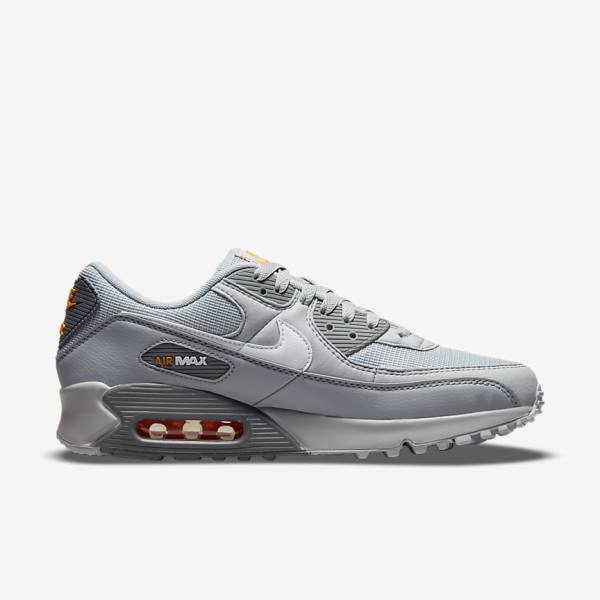 Nike Air Max 90 Men's Sneakers Grey / White | NK894PYH