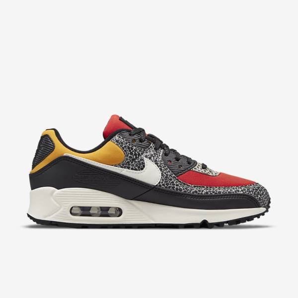 Nike Air Max 90 SE Women's Sneakers Black / Red | NK791CMN