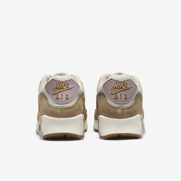 Nike Air Max 90 Women's Sneakers Brown / Light Purple / Khaki | NK948GAX