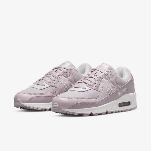 Nike Air Max 90 Women's Sneakers Purple / White | NK289WEQ