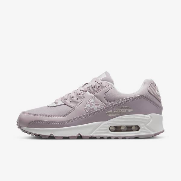 Nike Air Max 90 Women\'s Sneakers Purple / White | NK289WEQ