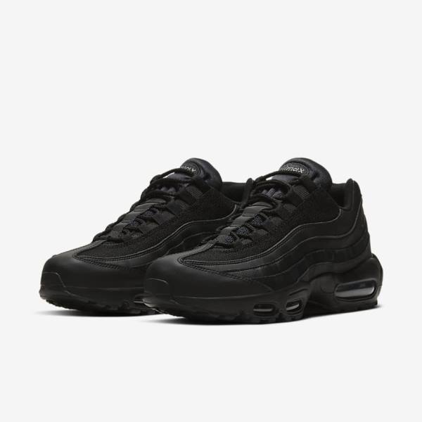 Nike Air Max 95 Essential Men's Sneakers Black / Dark Grey | NK248BUO