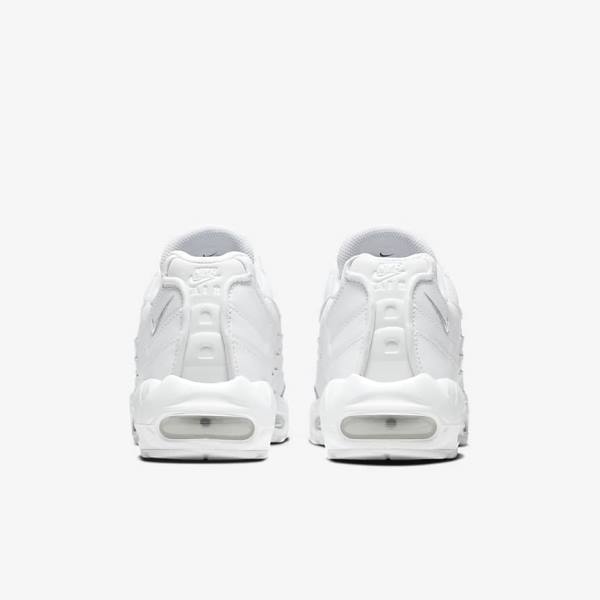 Nike Air Max 95 Essential Men's Sneakers White / Grey / White | NK903CLT