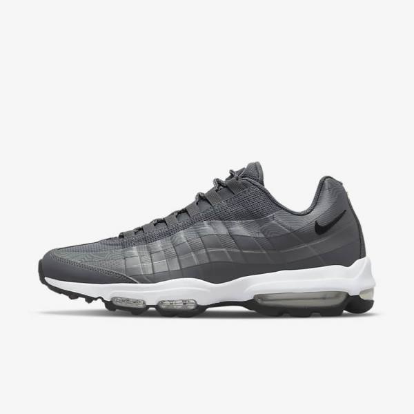 Nike Air Max 95 UL Men\'s Sneakers Grey / White / Black | NK408TNJ