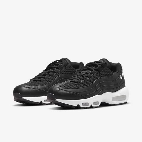 Nike Air Max 95 Women's Sneakers Black / White | NK092NXY