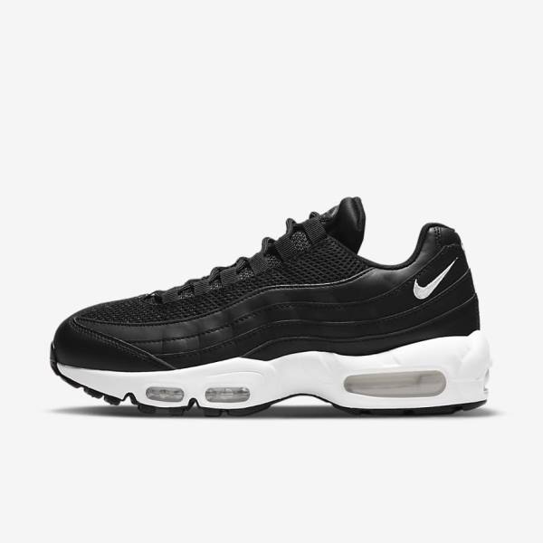 Nike Air Max 95 Women\'s Sneakers Black / White | NK092NXY