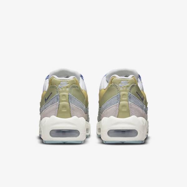 Nike Air Max 95 Women's Sneakers Light Blue / Olive | NK870LWR