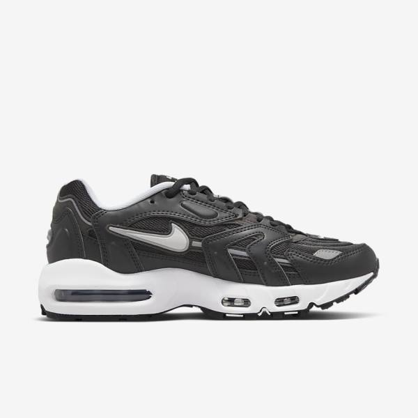 Nike Air Max 96 2 Women's Sneakers Black / Metal Silver / White | NK734KCL