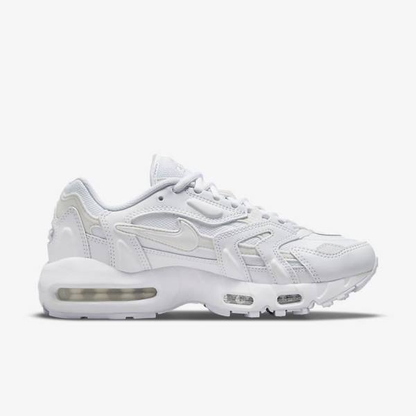 Nike Air Max 96 2 Women's Sneakers White / Platinum / Metal Silver / White | NK253BPF