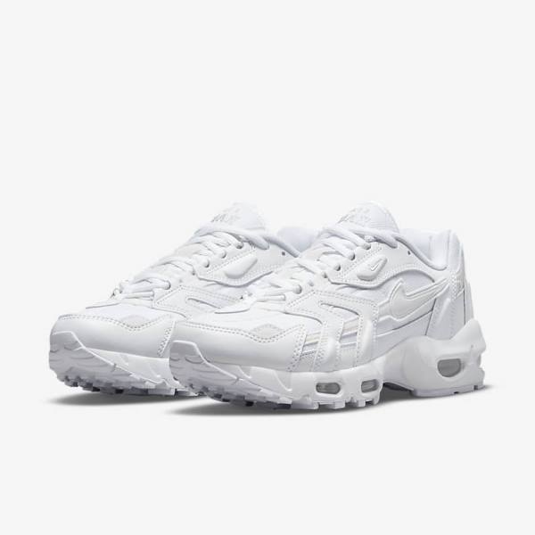 Nike Air Max 96 2 Women's Sneakers White / Platinum / Metal Silver / White | NK253BPF