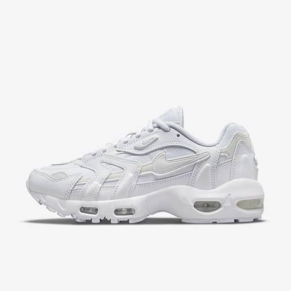 Nike Air Max 96 2 Women\'s Sneakers White / Platinum / Metal Silver / White | NK253BPF