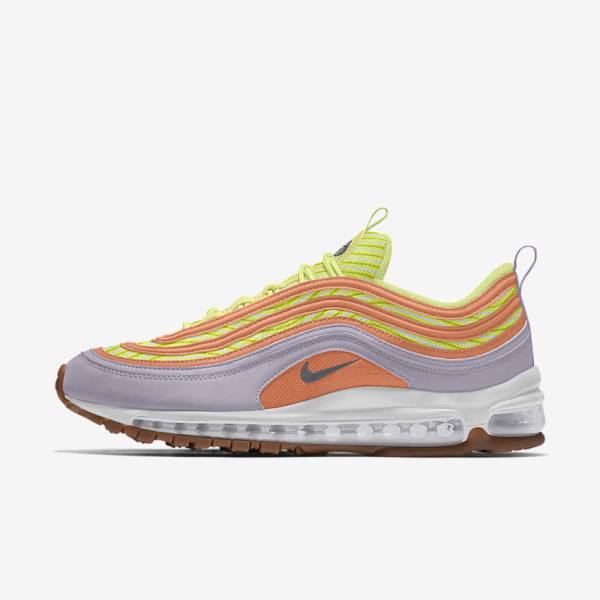 Nike Air Max 97 By You Custom Men\'s Sneakers Multicolor | NK269LMY