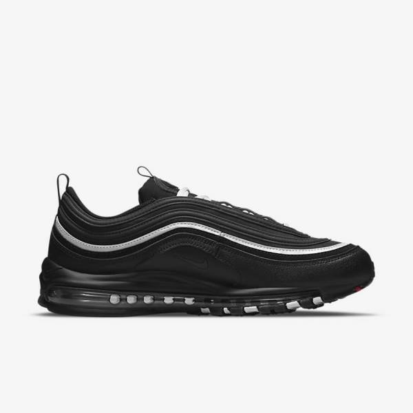 Nike Air Max 97 Men's Sneakers Black / Red / White | NK681OZG