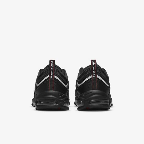 Nike Air Max 97 Men's Sneakers Black / Red / White | NK681OZG