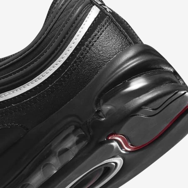 Nike Air Max 97 Men's Sneakers Black / Red / White | NK681OZG