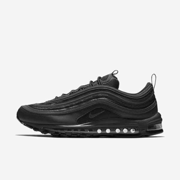 Nike Air Max 97 Men\'s Sneakers Black / White | NK725KFR