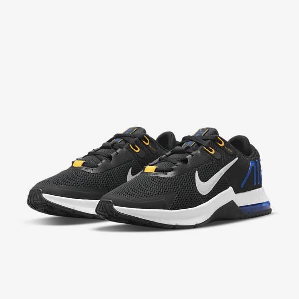 Nike Air Max Alpha Trainer 4 Men's Training Shoes Black / Blue / Orange / Grey | NK059YEI