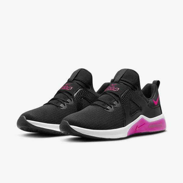 Nike Air Max Bella TR 5 Women's Training Shoes Black / White / Pink | NK430SMD