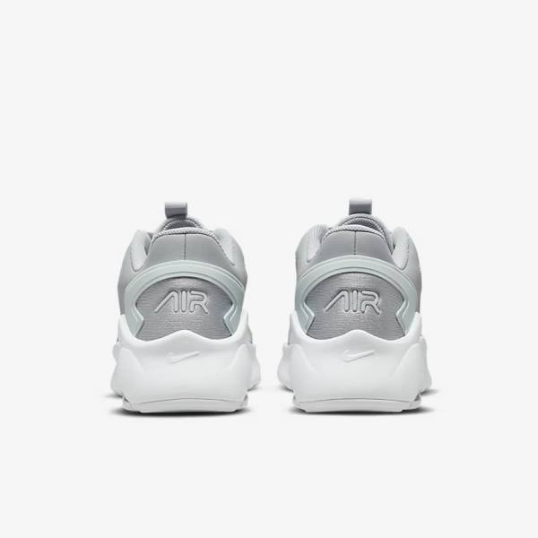 Nike Air Max Bolt Men's Sneakers Platinum / White / Metal Silver / Grey | NK054HEF