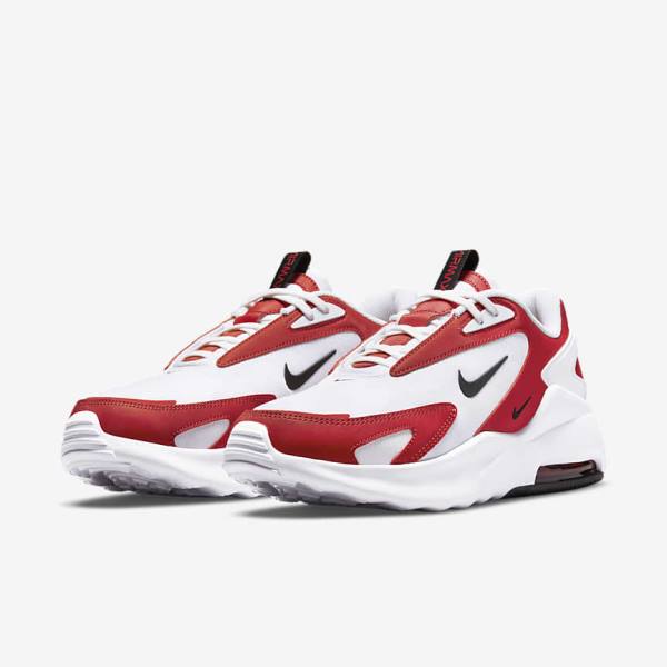 Nike Air Max Bolt Men's Sneakers White / Red / Black | NK907TQU