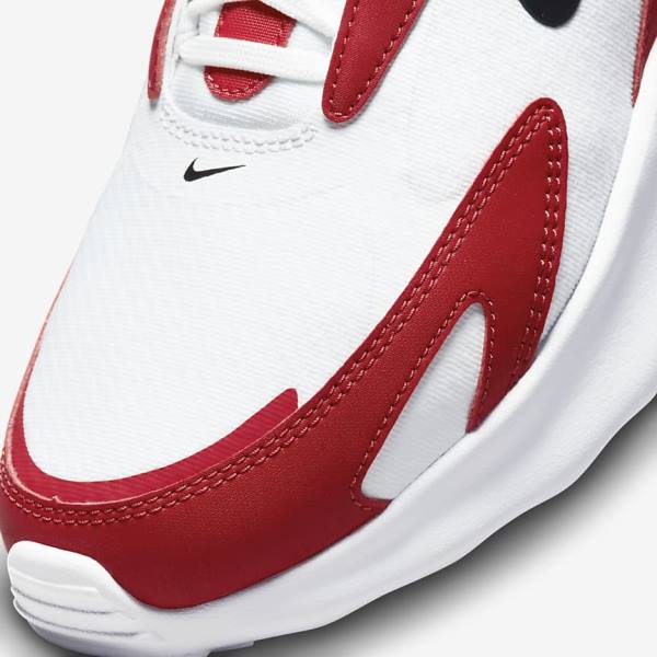 Nike Air Max Bolt Men's Sneakers White / Red / Black | NK907TQU