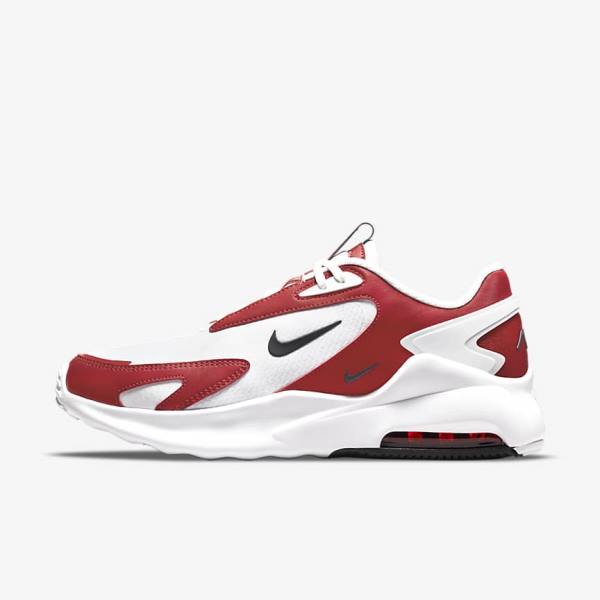 Nike Air Max Bolt Men\'s Sneakers White / Red / Black | NK907TQU