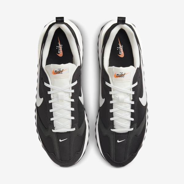 Nike Air Max Dawn Men's Sneakers Black / Metal Silver / Orange / White | NK137DQM