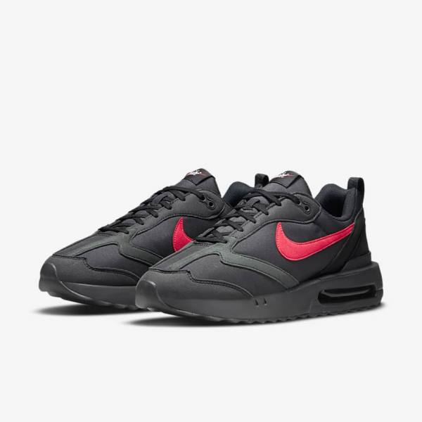 Nike Air Max Dawn Men's Sneakers Black / White / Red | NK380LGK