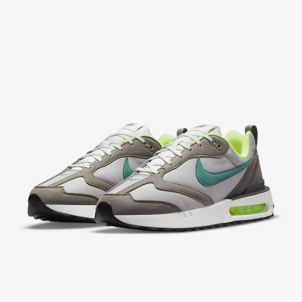 Nike Air Max Dawn Men's Sneakers Olive Grey | NK063NIT