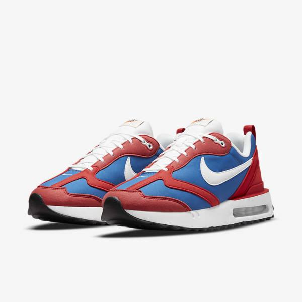 Nike Air Max Dawn Men's Sneakers Royal / Red / Light Beige / White | NK728VMJ