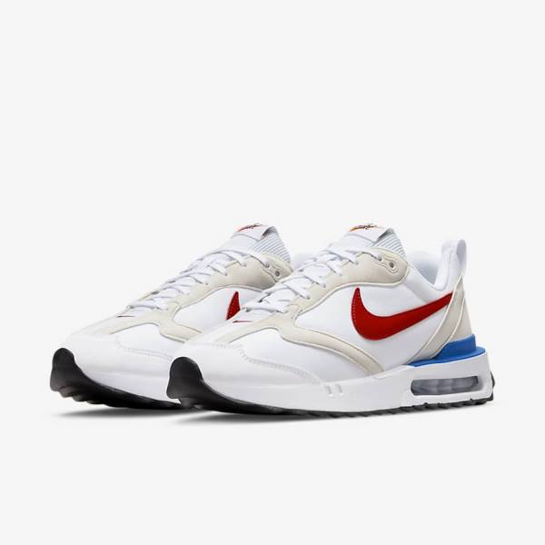 Nike Air Max Dawn Men's Sneakers White / Blue / Black / Red | NK270YHS