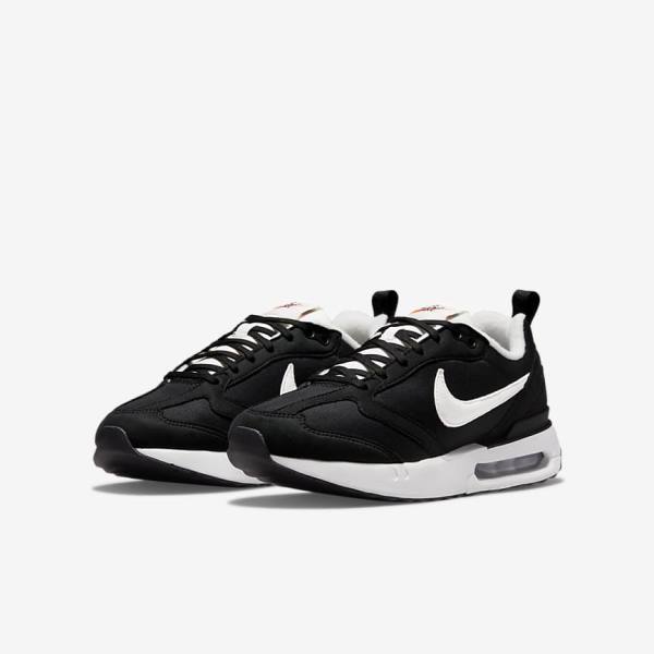 Nike Air Max Dawn Older Kids' Sneakers Black / Metal Silver / Orange / White | NK758MQB