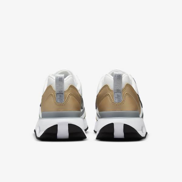 Nike Air Max Dawn SE Women's Sneakers White / Metal Gold / Silver / Black | NK654NOF