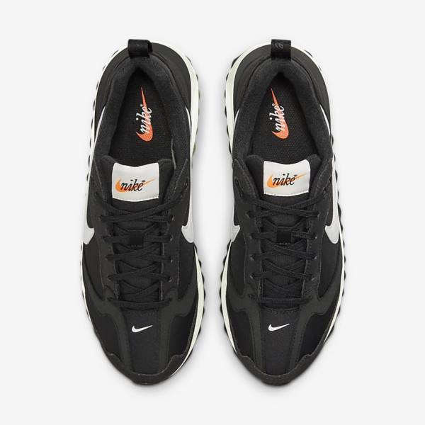 Nike Air Max Dawn Women's Sneakers Black / Metal Silver / Orange / White | NK287AGX