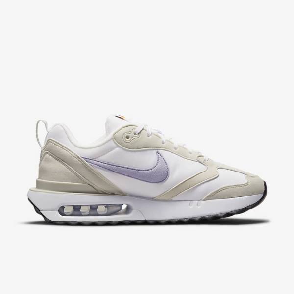 Nike Air Max Dawn Women's Sneakers White / Light Beige / Black / Purple | NK235LCT