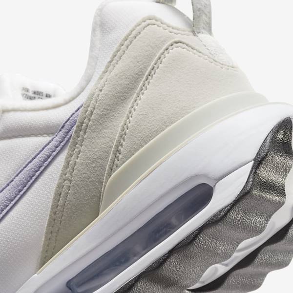 Nike Air Max Dawn Women's Sneakers White / Light Beige / Black / Purple | NK235LCT