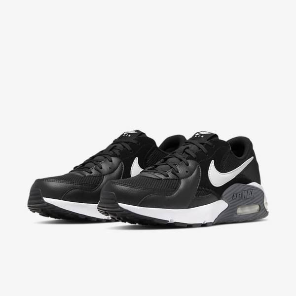 Nike Air Max Excee Men's Sneakers Black / Dark Grey / White | NK489LEO