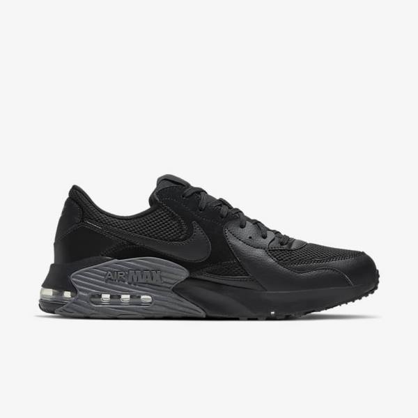 Nike Air Max Excee Men's Sneakers Black / Dark Grey | NK961VFM