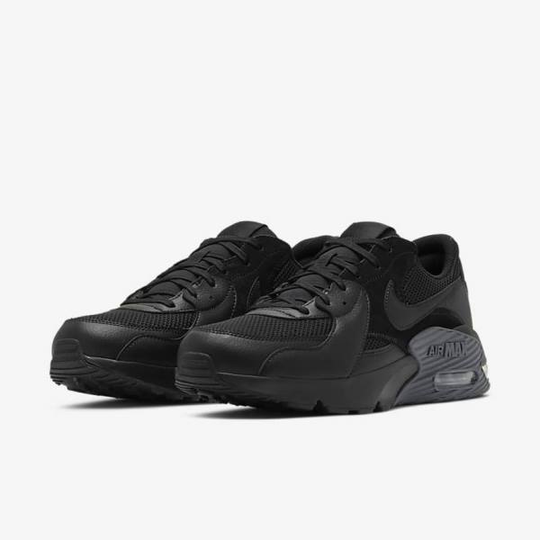 Nike Air Max Excee Men's Sneakers Black / Dark Grey | NK961VFM