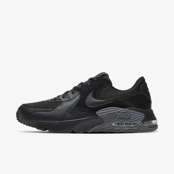 Nike Air Max Excee Men\'s Sneakers Black / Dark Grey | NK961VFM