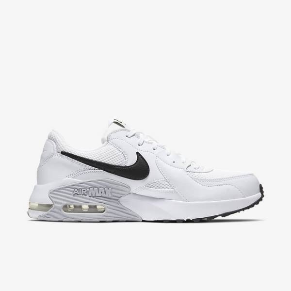 Nike Air Max Excee Men's Sneakers White / Platinum / Black | NK514QBF