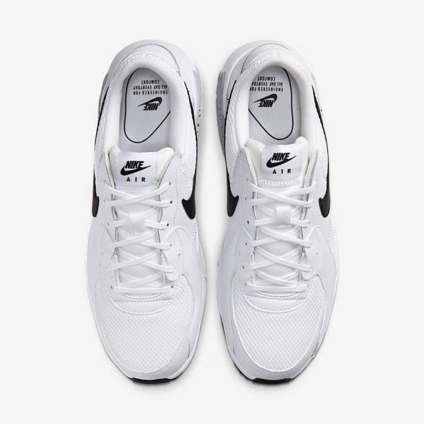 Nike Air Max Excee Men's Sneakers White / Platinum / Black | NK514QBF