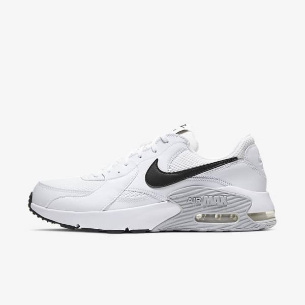 Nike Air Max Excee Men\'s Sneakers White / Platinum / Black | NK514QBF