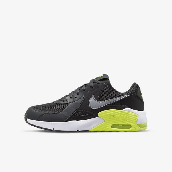 Nike Air Max Excee Older Kids\' Sneakers Dark Grey / Black / Grey | NK072PIG