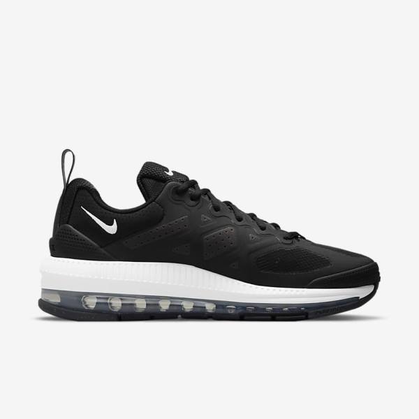 Nike Air Max Genome Men's Sneakers Black / Dark Grey / White | NK628SIJ