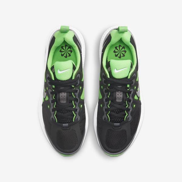 Nike Air Max Genome Older Kids' Sneakers Black / Grey / Green | NK924IVT