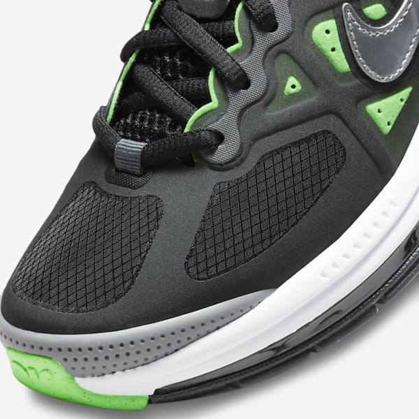 Nike Air Max Genome Older Kids' Sneakers Black / Grey / Green | NK924IVT