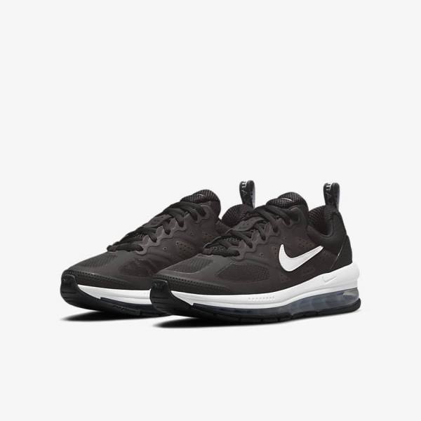 Nike Air Max Genome Older Kids' Sneakers Black / Dark Grey / White | NK942EZX