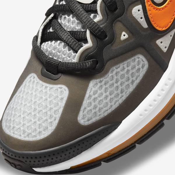 Nike Air Max Genome Older Kids' Walking Shoes Black / Grey / White / Orange | NK486YNR